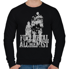 PRINTFASHION Fullmetal Alchemist - Férfi pulóver - Fekete férfi pulóver, kardigán