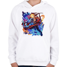 PRINTFASHION Fullmetal Alchemist - Gyerek kapucnis pulóver - Fehér gyerek pulóver, kardigán
