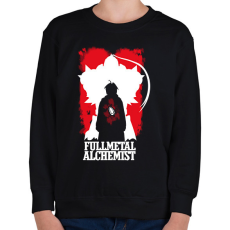 PRINTFASHION Fullmetal Alchemist - Gyerek pulóver - Fekete