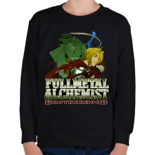 PRINTFASHION Fullmetal Alchemist - Gyerek pulóver - Fekete gyerek pulóver, kardigán