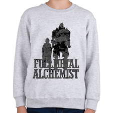 PRINTFASHION Fullmetal Alchemist - Gyerek pulóver - Sport szürke gyerek pulóver, kardigán