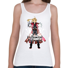 PRINTFASHION Fullmetal Alchemist - Női atléta - Fehér női trikó