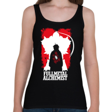 PRINTFASHION Fullmetal Alchemist - Női atléta - Fekete női trikó