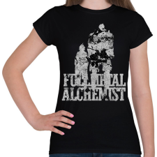 PRINTFASHION Fullmetal Alchemist - Női póló - Fekete női póló
