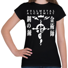 PRINTFASHION Fullmetal Alchemist - Női póló - Fekete