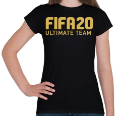 PRINTFASHION FUT 20 - Női póló - Fekete