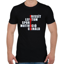 PRINTFASHION Futás szavak - Férfi póló - Fekete férfi póló
