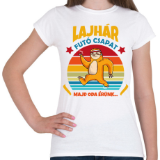 PRINTFASHION Futó csapat - Női póló - Fehér