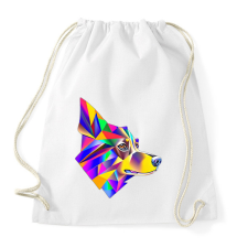 PRINTFASHION FuturPup 2.0 - Sportzsák, Tornazsák - Fehér tornazsák