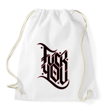 PRINTFASHION FYRedOutline-02-02 - Sportzsák, Tornazsák - Fehér tornazsák