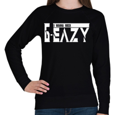 PRINTFASHION G-eazy I wanna rock - Női pulóver - Fekete női pulóver, kardigán