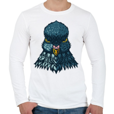 PRINTFASHION Galamb - Férfi hosszú ujjú póló - Fehér férfi póló
