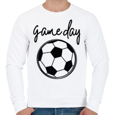 PRINTFASHION Game day - Férfi pulóver - Fehér