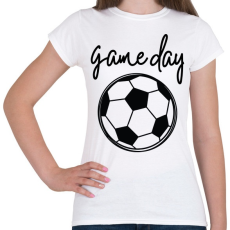 PRINTFASHION Game day - Női póló - Fehér