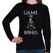 PRINTFASHION game of bones - Női pulóver - Fekete női pulóver, kardigán