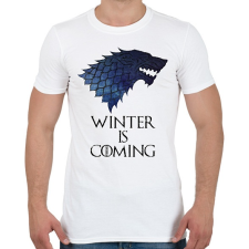 PRINTFASHION Game of Thrones - Férfi póló - Fehér férfi póló