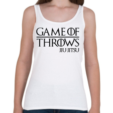 PRINTFASHION Game of throws JJ - Női atléta - Fehér női trikó