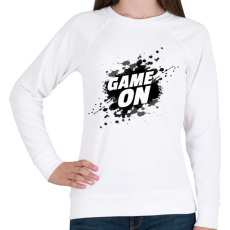 PRINTFASHION Game On - Női pulóver - Fehér