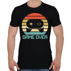 PRINTFASHION Game Over - Férfi póló - Fekete