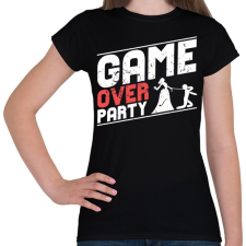 PRINTFASHION GAME OVER - Női póló - Fekete női póló