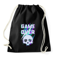 PRINTFASHION Game Over (sötét) - Sportzsák, Tornazsák - Fekete tornazsák