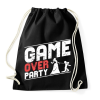 PRINTFASHION GAME OVER - Sportzsák, Tornazsák - Fekete