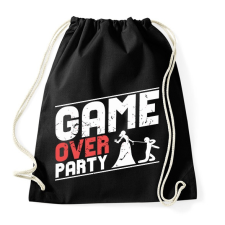 PRINTFASHION GAME OVER - Sportzsák, Tornazsák - Fekete tornazsák