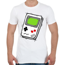 PRINTFASHION GameBoy - Férfi póló - Fehér férfi póló