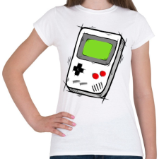 PRINTFASHION GameBoy - Női póló - Fehér női póló