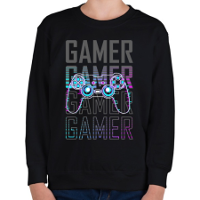 PRINTFASHION Gamer 2 - Gyerek pulóver - Fekete gyerek pulóver, kardigán