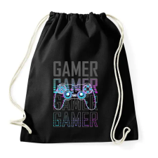 PRINTFASHION Gamer 2 - Sportzsák, Tornazsák - Fekete tornazsák