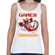 PRINTFASHION Gamer dragon - Női atléta - Fehér