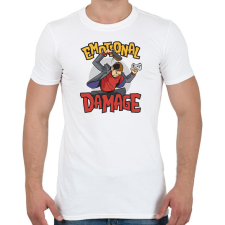 PRINTFASHION Gamer dühkitörés érzelmi károsult - Férfi póló - Fehér férfi póló
