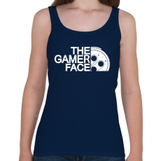 PRINTFASHION Gamer Face - Női atléta - Sötétkék