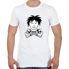 PRINTFASHION Gamer - Férfi póló - Fehér