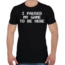 PRINTFASHION Gamer - Férfi póló - Fekete férfi póló