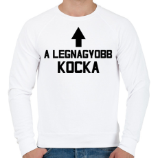 PRINTFASHION Gamer - Férfi pulóver - Fehér