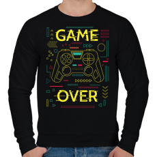 PRINTFASHION gamer - Férfi pulóver - Fekete