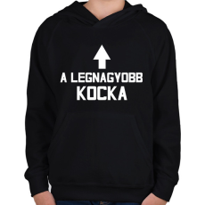 PRINTFASHION Gamer - Gyerek kapucnis pulóver - Fekete