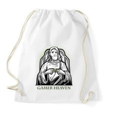 PRINTFASHION Gamer heaven - Sportzsák, Tornazsák - Fehér tornazsák