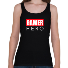 PRINTFASHION GAMER HERO - Női atléta - Fekete női trikó