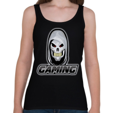 PRINTFASHION Gamer koponya - Női atléta - Fekete