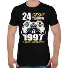 PRINTFASHION Gamer Legenda - Férfi póló - Fekete