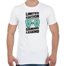 PRINTFASHION Gamer legenda - limited edition - Férfi póló - Fehér