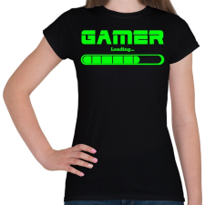 PRINTFASHION Gamer loading.. - Női póló - Fekete női póló