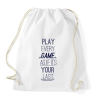 PRINTFASHION Gamer motiváció - Sportzsák, Tornazsák - Fehér