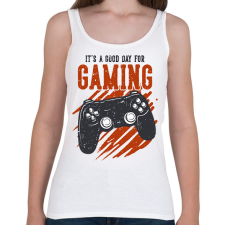PRINTFASHION gamer - Női atléta - Fehér női trikó