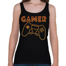 PRINTFASHION Gamer  - Női atléta - Fekete