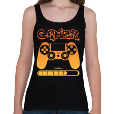 PRINTFASHION Gamer - Női atléta - Fekete női trikó