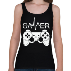 PRINTFASHION gamer - Női atléta - Fekete